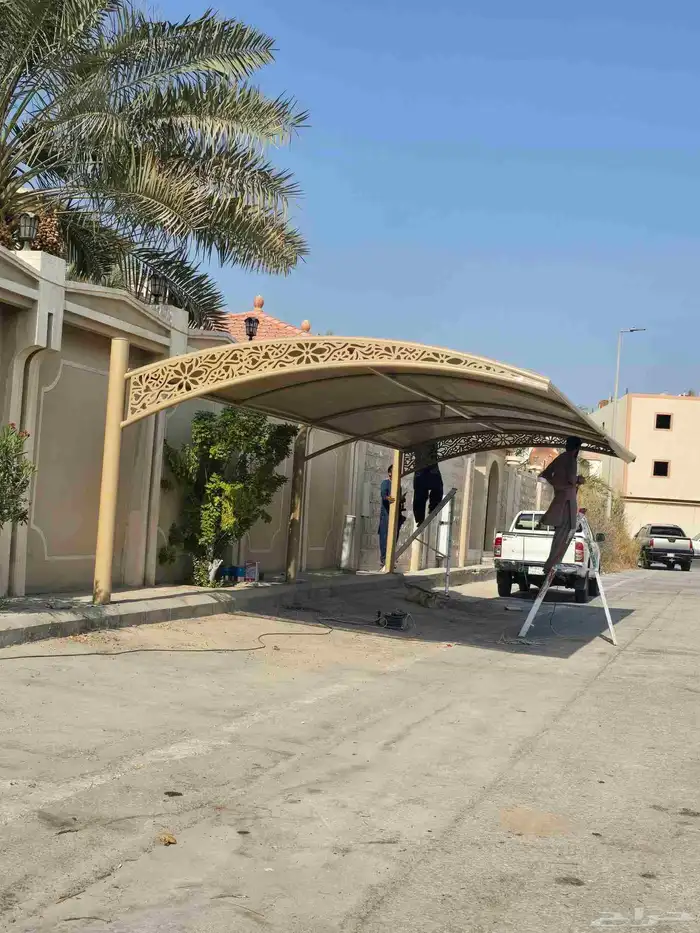 مظلات سيارت سواتر جانبيه مجالس خارجيه 1