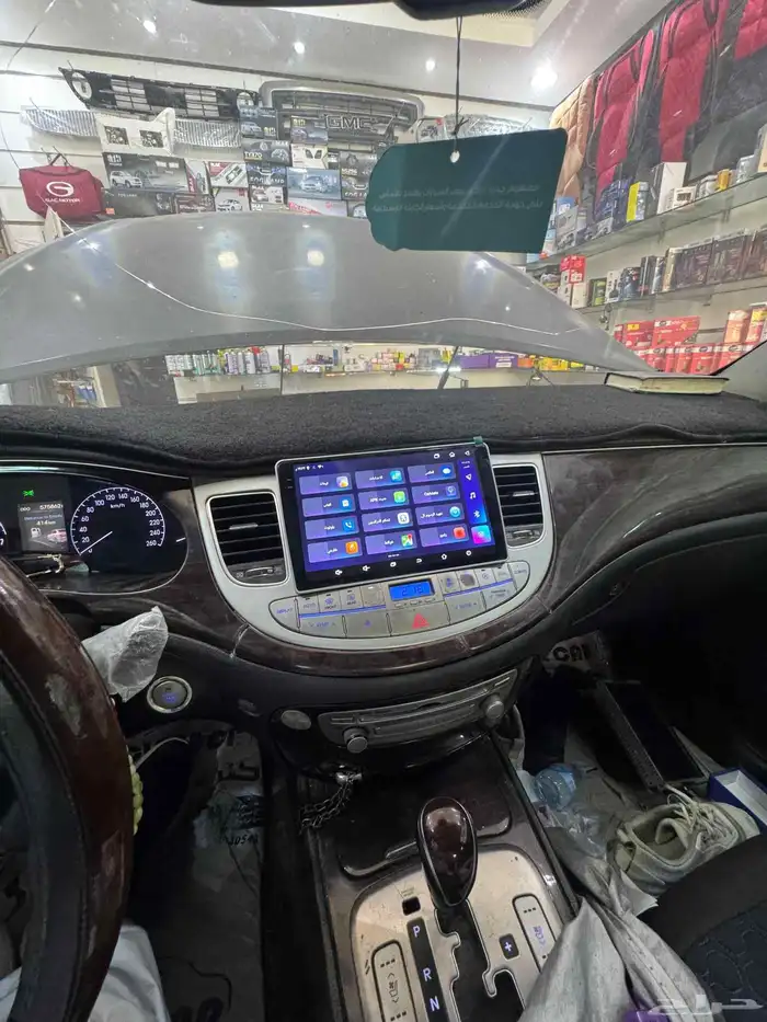 شاشة جينيسيس 2013 اندرويد ولجميع السيارات 9