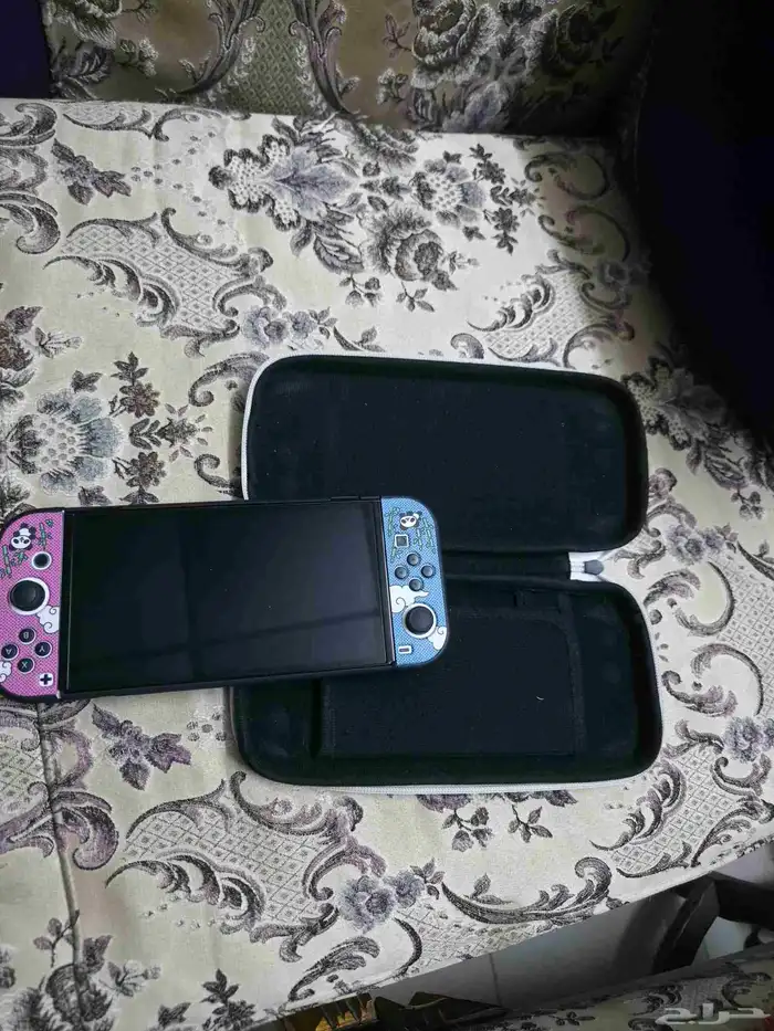 Nintendo oled جهاز نينتيندو اولد مع العاب فيه نضيف شبه جديد 2