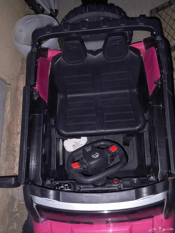 baby car pink and white available remote battery available 0