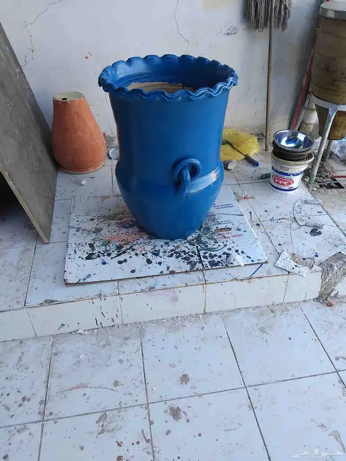 يوجد الدنيا جميع الفخار ومراكان زراعة براميل مندي 1