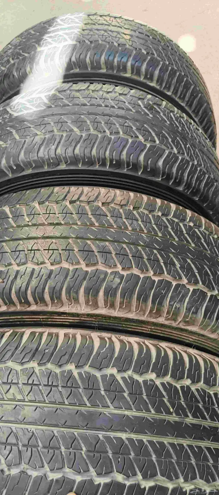 كفرات دنلوب ياباني مقاس 295 65 7 تاريخ نهاية 2022 2