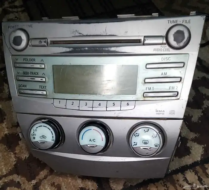 مجموعه مسجل مع أزرار تحكم المكيف كامري 2010 0