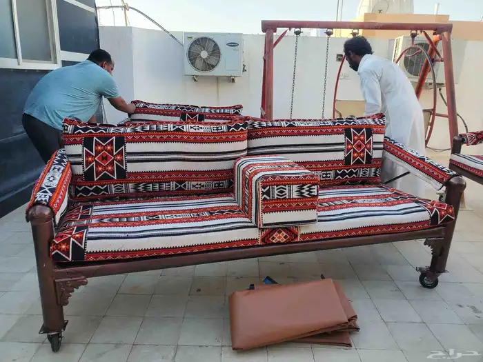 كراسي حديد جلسات خارجيه مراكيز شعبيه كويتيه 5