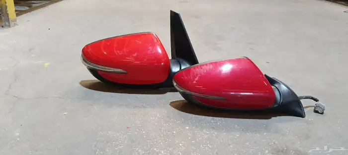 2 مرايا كيا سيراتو وسبورتاج لون احمر وكاله اصلي بدون زجاج 1