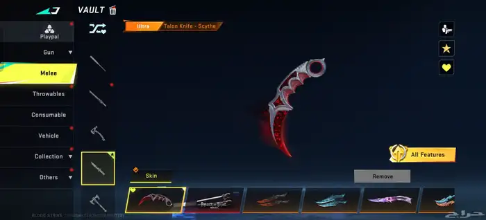 حساب لعبة بلود سترايك blood strike 4