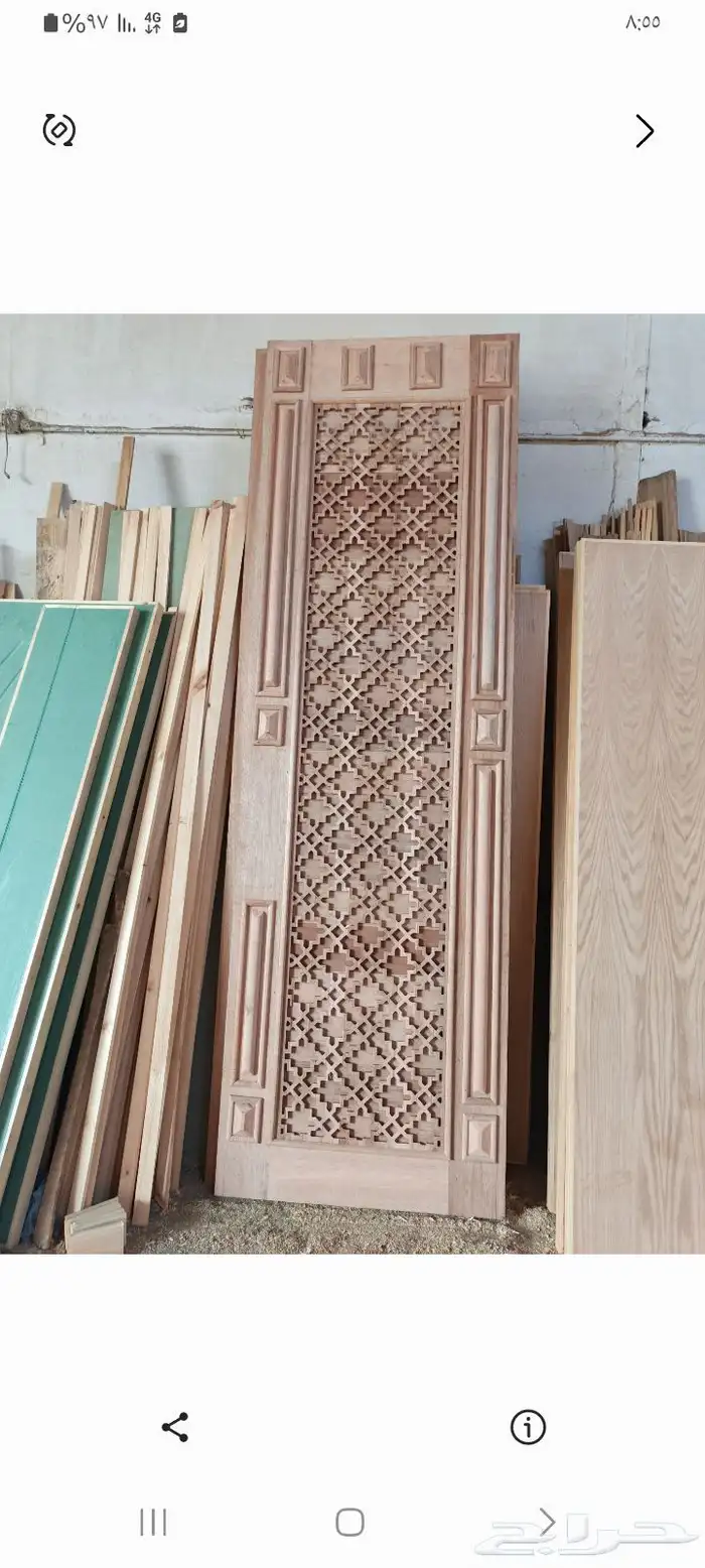 منجرة ابواب خشب 1