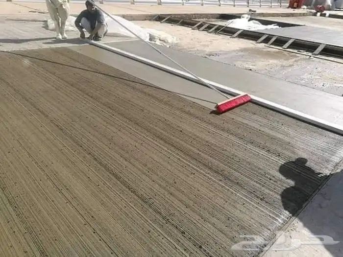 Stamped concrete مقاؤل صبة ميزانية صبة مرؤحة سكريت صبة محطة 5