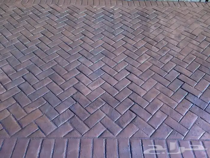 صبة مطبوعة خرسانه ملونة ديكورات painting work house 4