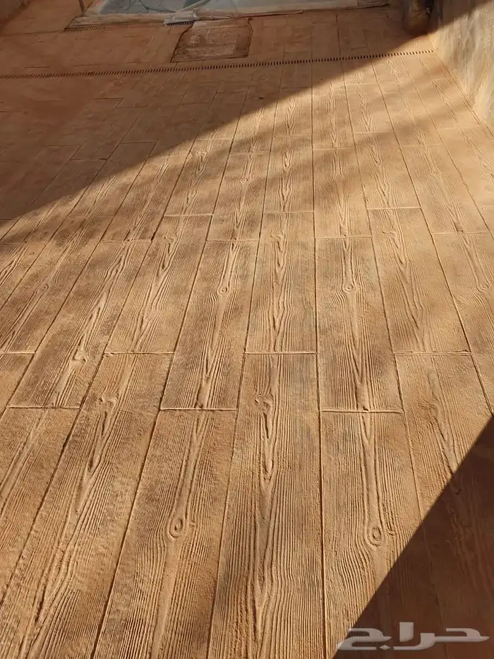 صبة مطبوعة خرسانه ملونة ديكورات painting work house 0