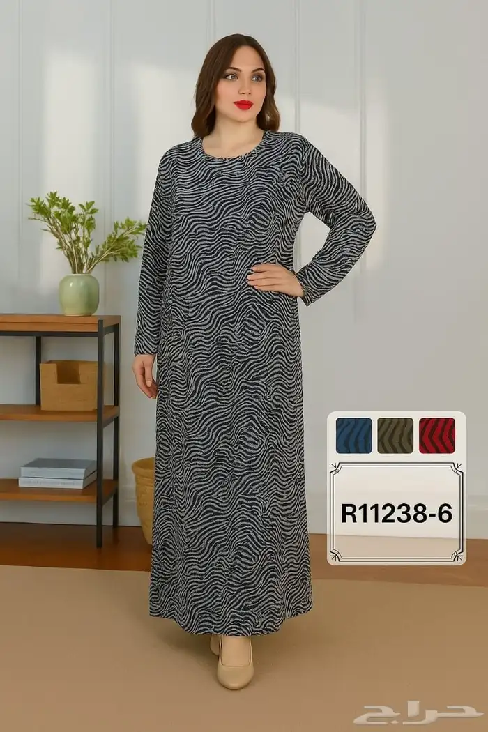 قمصان بناطيل بجايم نسائية شتويه جمله بدرزن 18