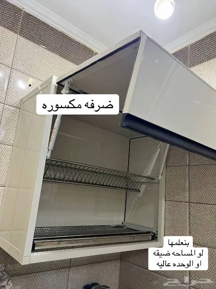 رفوف مطابخ دواليب اشكال والوان اسعار مناسبه 2
