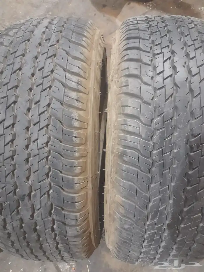 نعرض لكم كفرات دنلوب وكاله منزل بزرعها اخو الجديد 265 65 17 3
