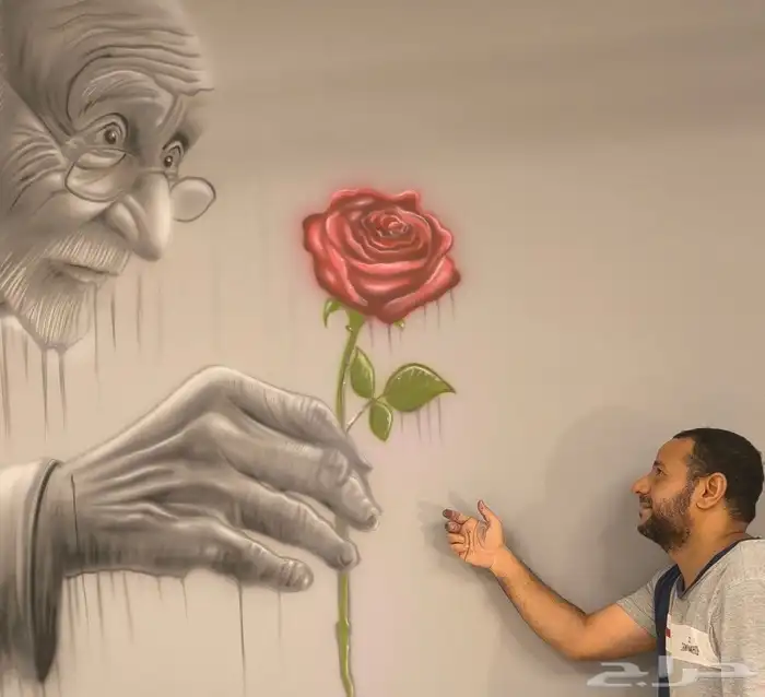 رسام جدران ونحات جدران وفنون اخري 1