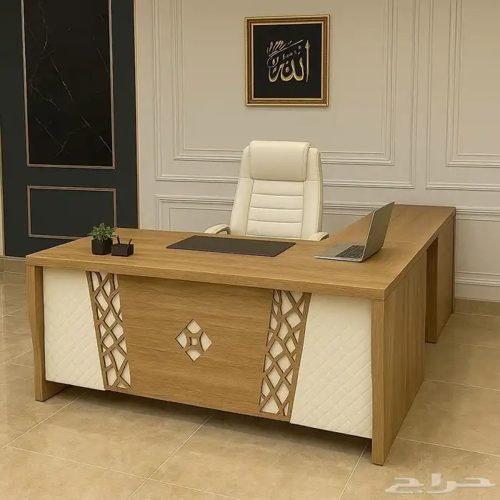 جديد طقم مكتب مدير مكاتب اداريه طاولة اجتماع وكراسي بارتيشن 14