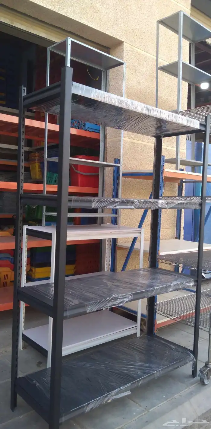 رفوف حمولة ثقيل ووسط وخفيف وشبوك وطبليات ورفوف خضروات 2