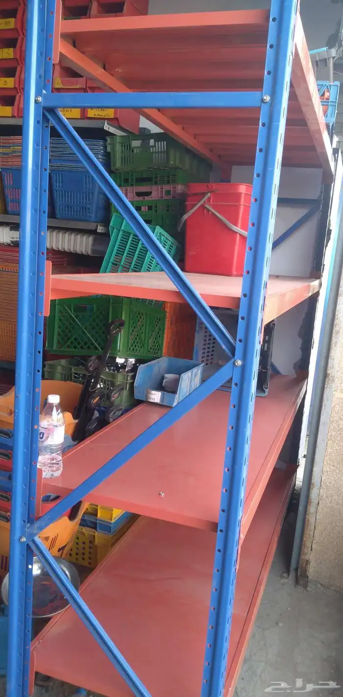 رفوف حمولة ثقيل ووسط وخفيف وشبوك وطبليات ورفوف خضروات 1