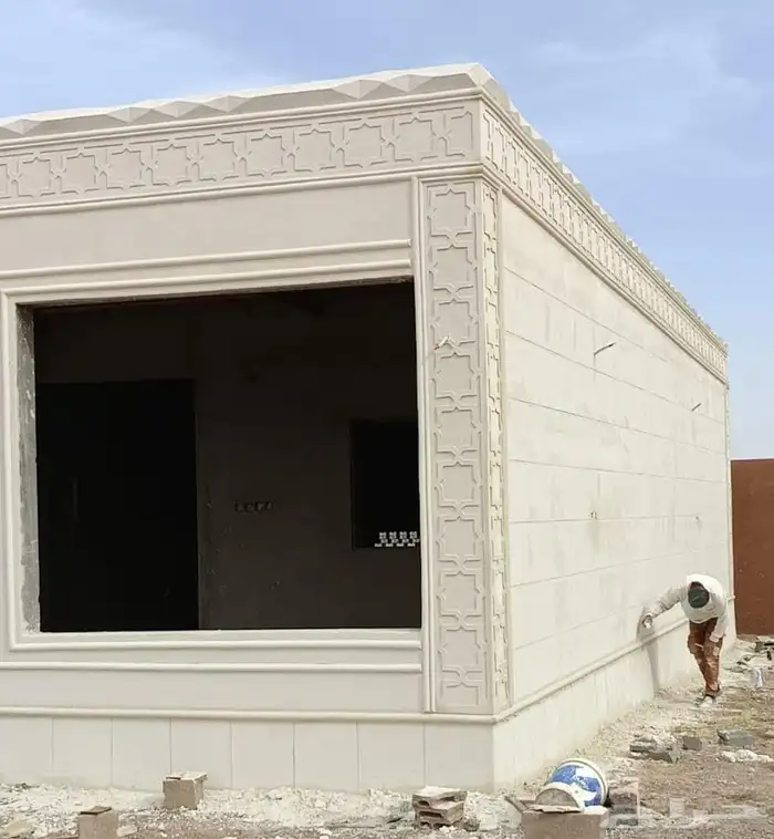 لياسه ملونه بديل الحجر الطبيعي ديكورات خارجه اشكال منوعه 6