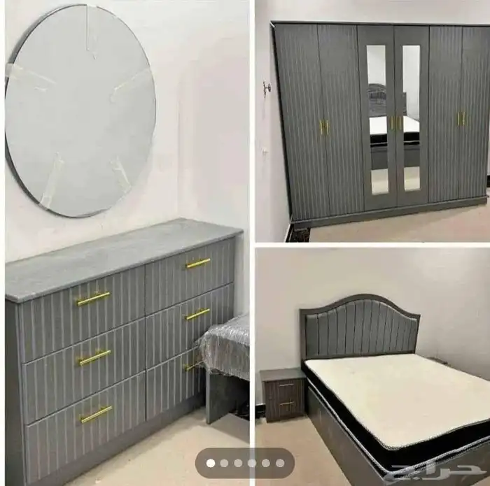غرف نوم جديدة جاهزه بسعر 5