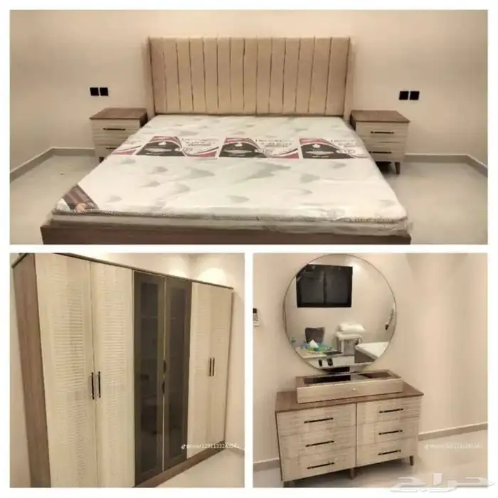 غرف نوم جديدة جاهزه بسعر 1