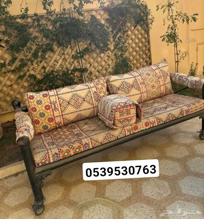 كراسي حديد خارجية كراسي جلسات مركاز كويتية 0