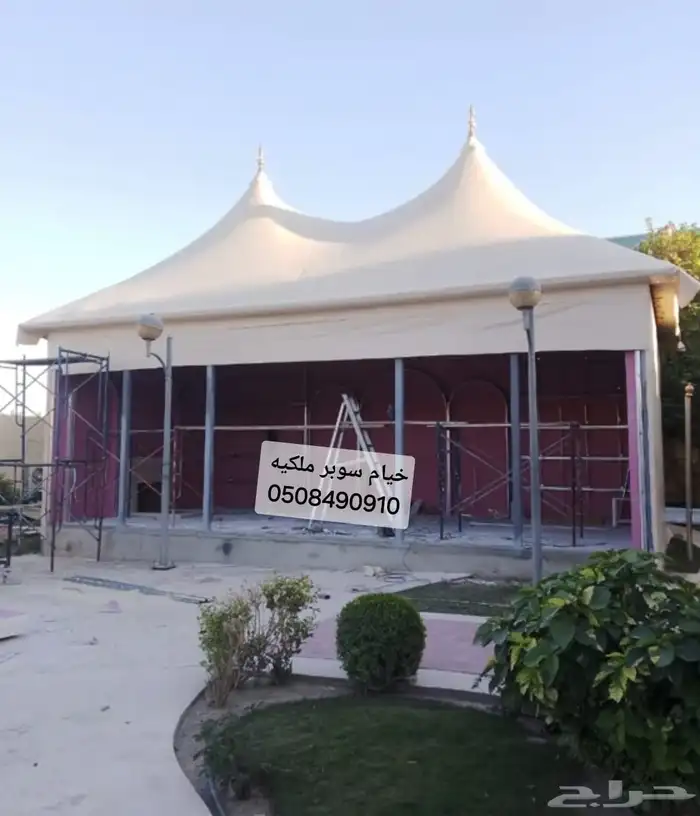 بيوت شعر ملكية الرياض خيام زجاجية مجالس زجاجية تفصيل خيام 12