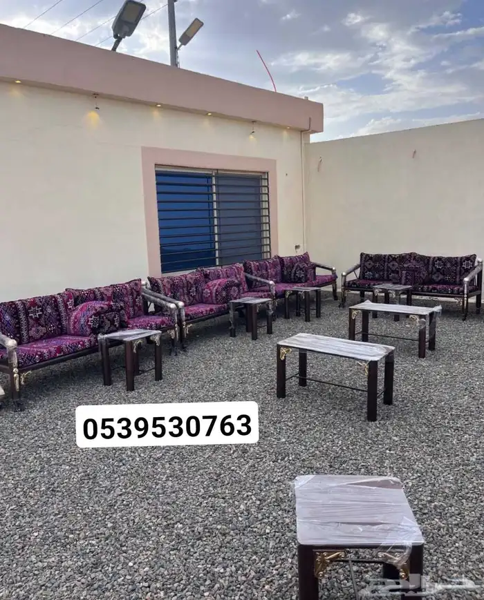 كراسي حديد خارجية كراسي جلسات مركاز كويتية 4