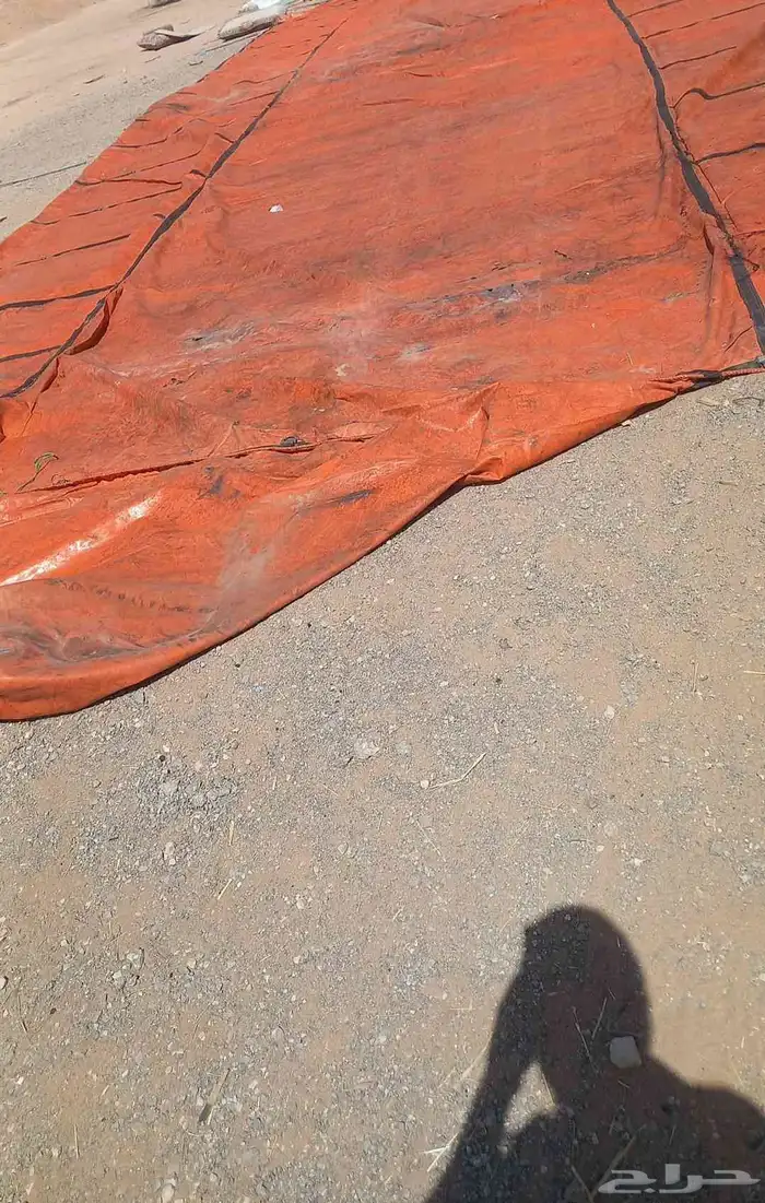شراع طربال تريله مستخدم جلد للبيع 0