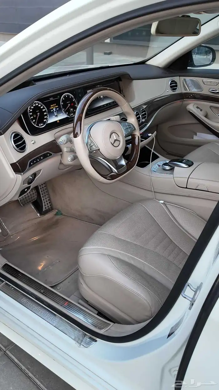 مرسيدس 2016 لؤلؤي S500 ممشي قليل 86 مخزن 19