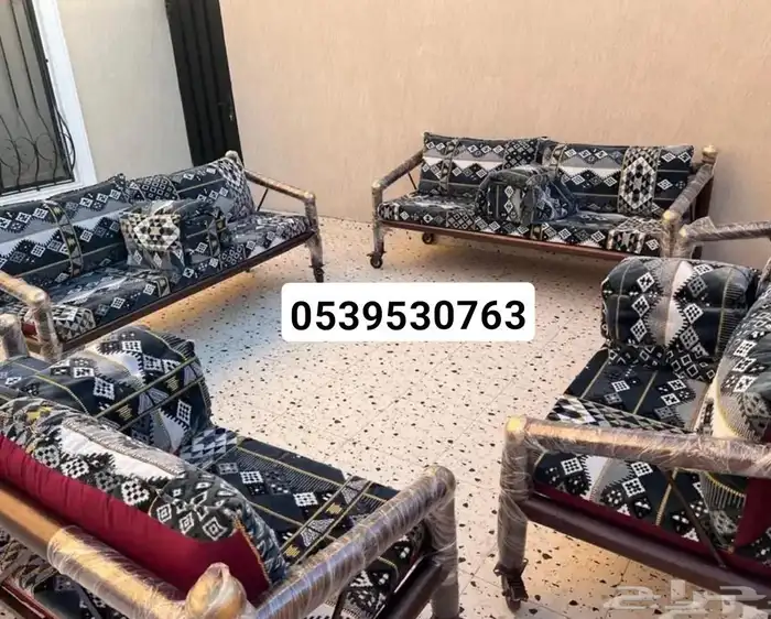 كراسي حديد خارجية كراسي جلسات مركاز كويتية 5