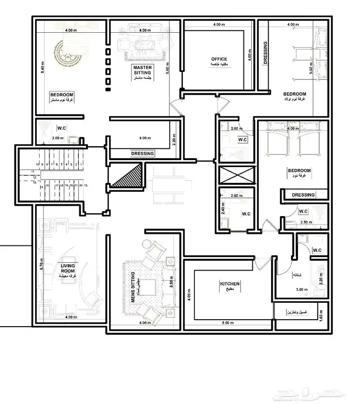 مهندس معماري مخططات وواجهات احترافيه 6