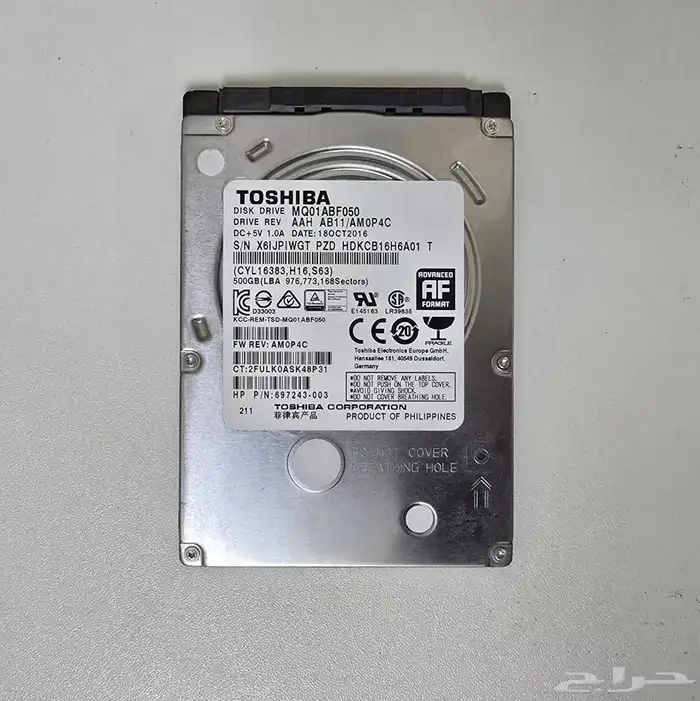 هاردسك 500GB نظيف 0