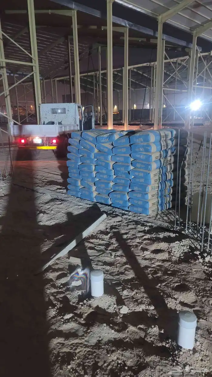 مبسط مواد بناء اسمنت رمل بندوره انترلوك بلاط شبك مصدات عتب 1