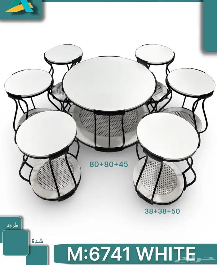 طاولة طقم جديدنا بجودة ممتاز 0