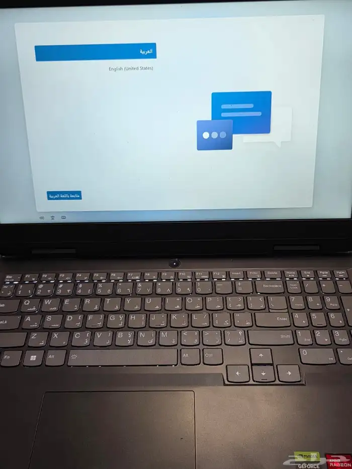 لابتوب قيمنق Lenovo idea pad rtx 3050 اخو الجديد مع ضمان 2