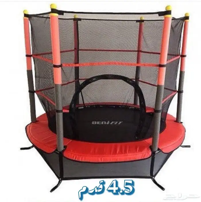 نطاطات ترامبولين مراجيح وزحاليق للأطفال صحن دوار هزازات 7