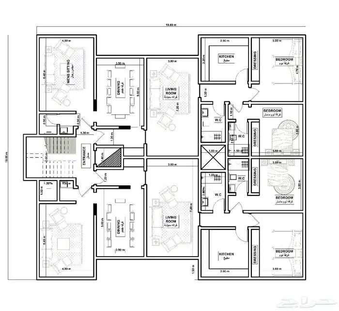 مهندس معماري مخططات وواجهات احترافيه 4