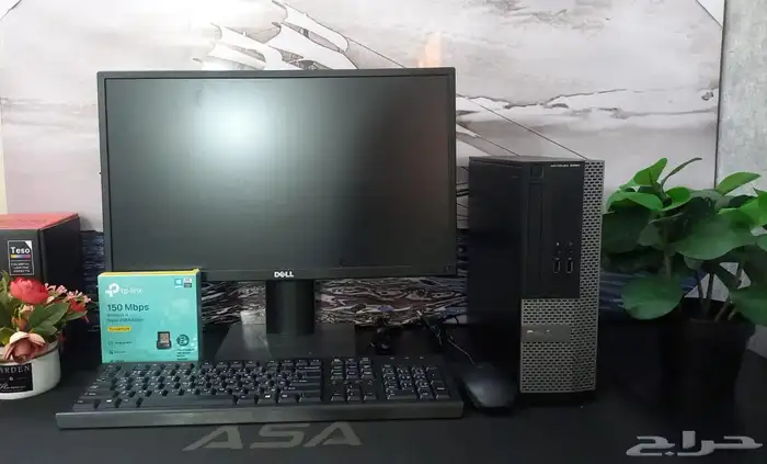 كمبيوتر مكتبي معالج i7 رام 32 dell مع شاشه 24 1