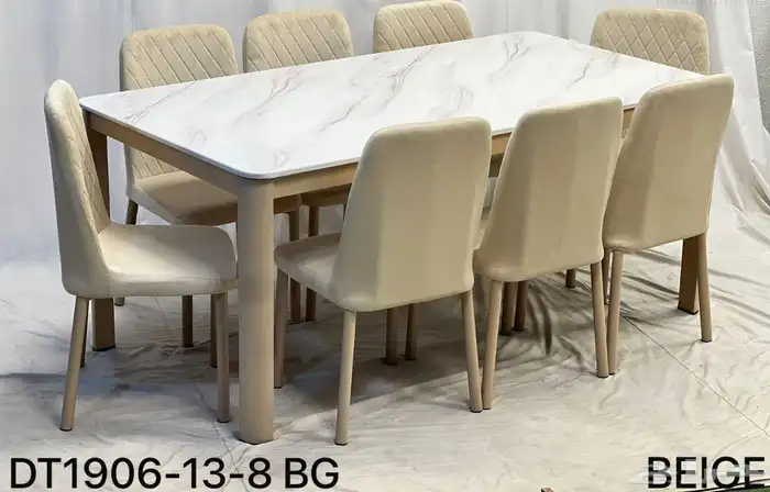 طاولات طعام رخام 4او 6او 8 كراسي جودة عالية 4