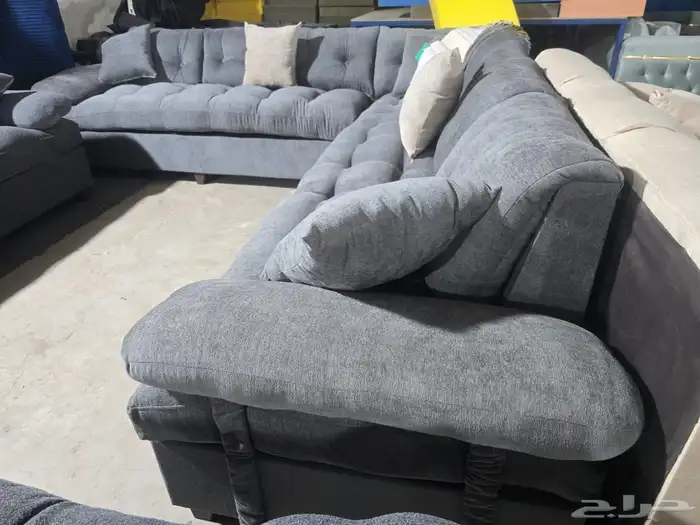 كنب جديد جاهز حرف ال و7نفر بأسعار مناسبة شامل التوصيل 28