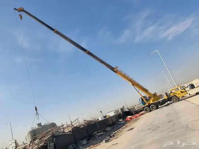 اجار كرينات كرين ونش رفع اثقال تحميل تنزيل مع سله رفع عمال 4