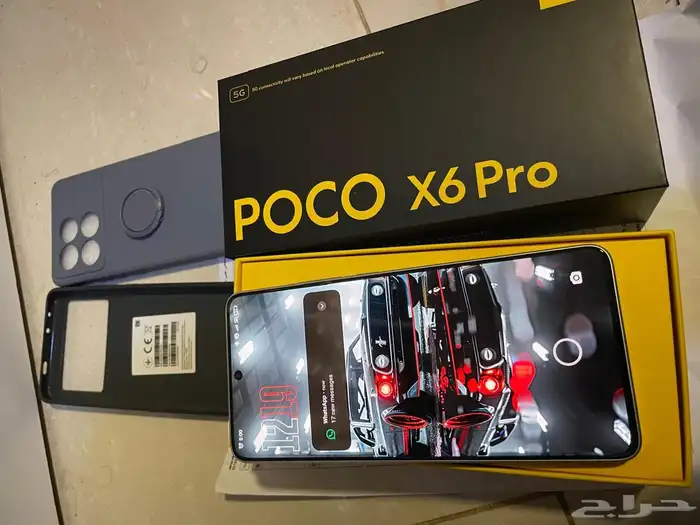 جوال شاومي poco x6 pro رام12 ذاكرة 512 7