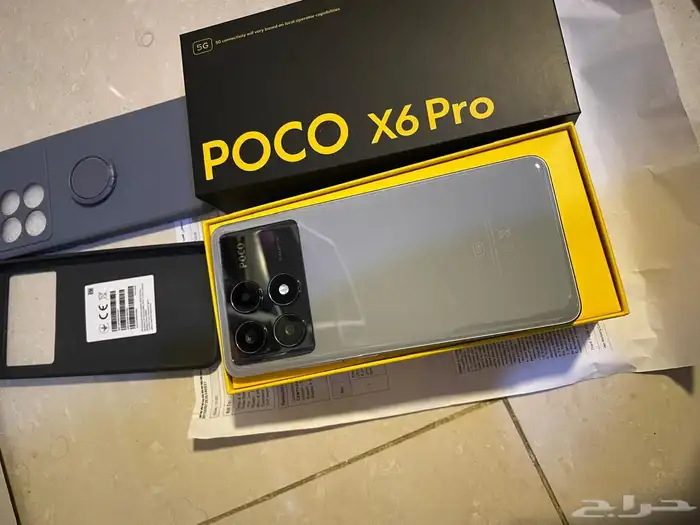 جوال شاومي poco x6 pro رام12 ذاكرة 512 6