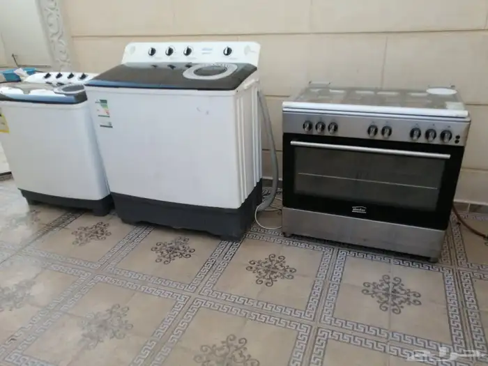 فرن صناعه تركيا وغسالتين يوجين 0