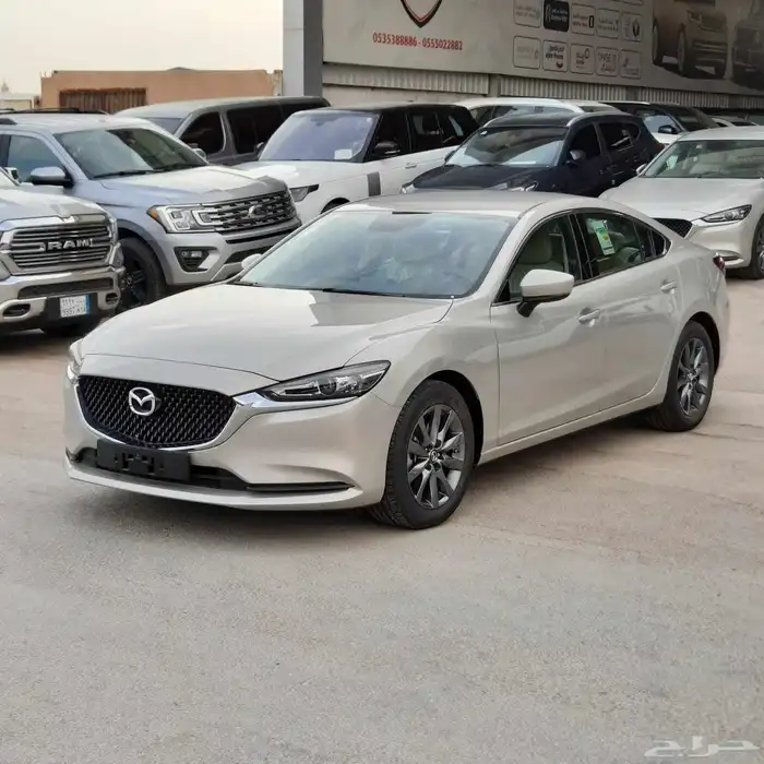 مازدا 6 موديل 2025 خليجي لون بيج السعر 94500 شامل الضريبة 2