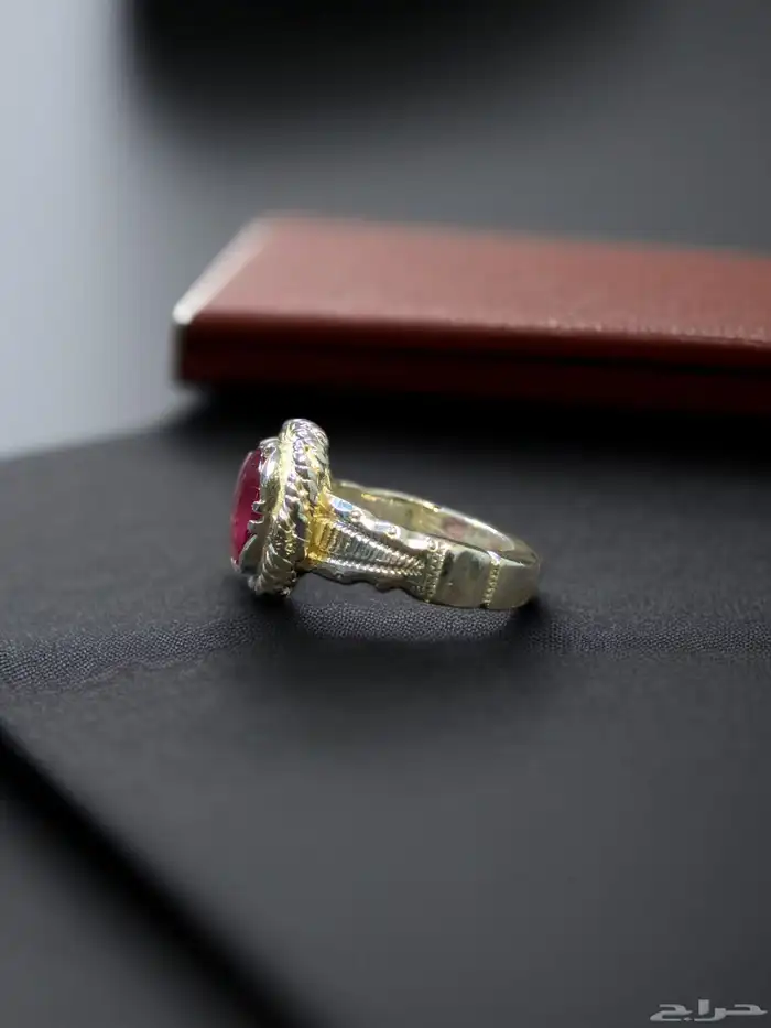 خاتم ياقوت افريقي ملكي 4