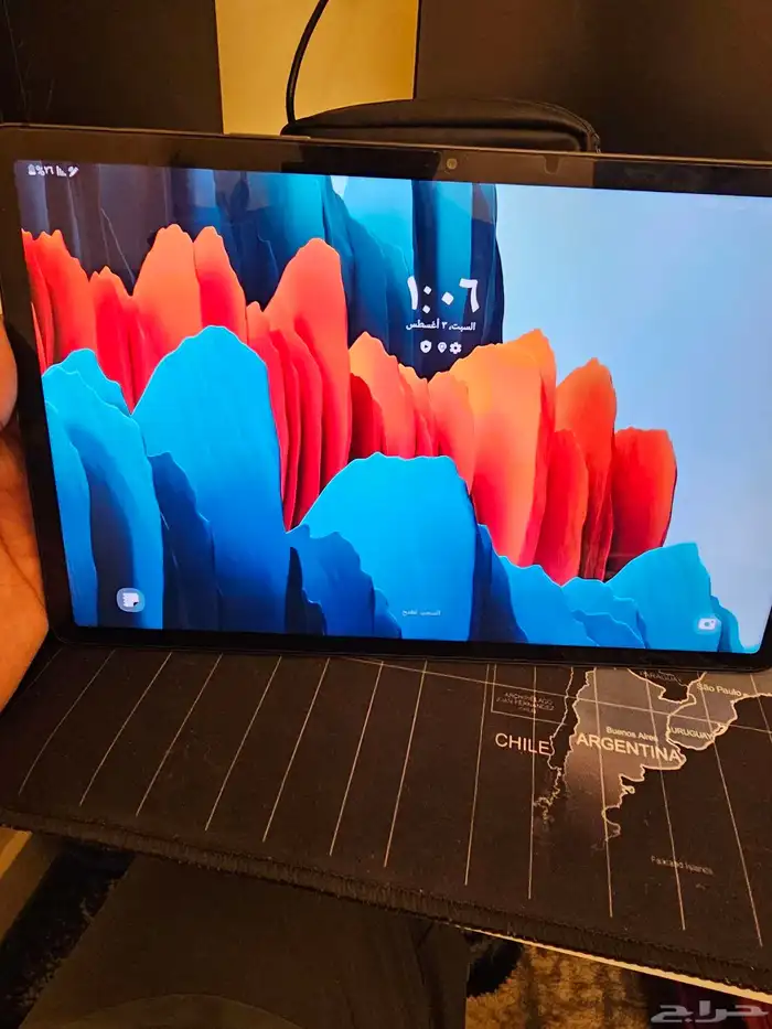 للبيع Galaxy Tab S7 4G 128GB نظيف جد ا 0