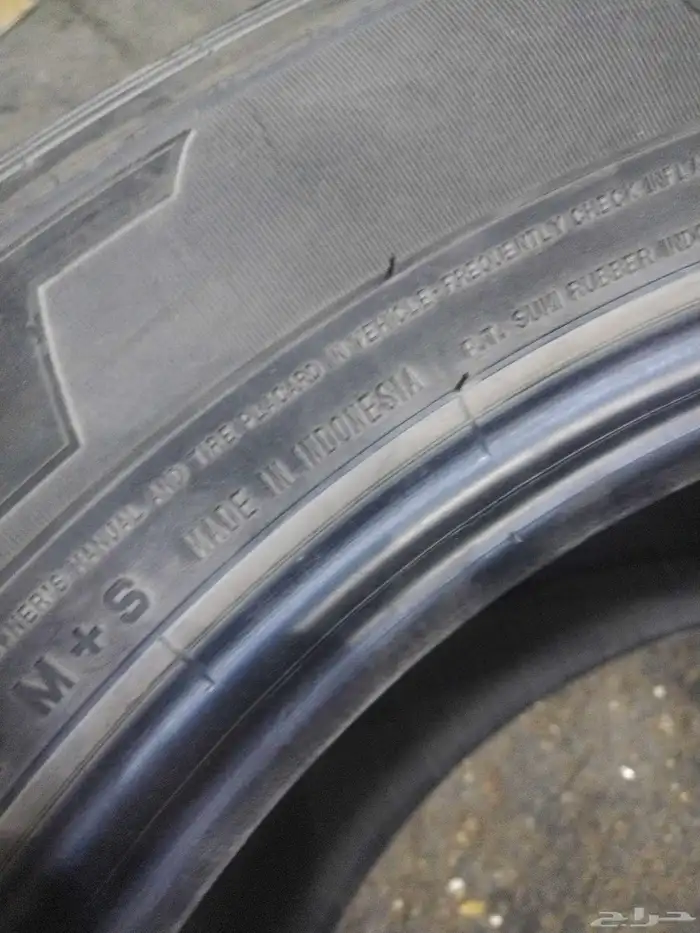 كفرات دنلوب 265 65 17 تاريخ 2023 6