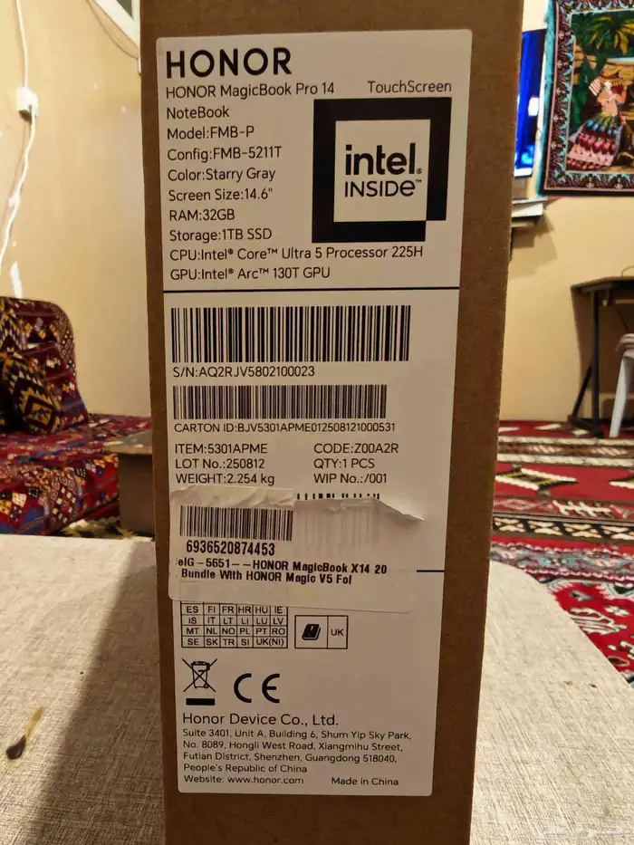 لاب توب هونر ماجيك بوك برو 14 2