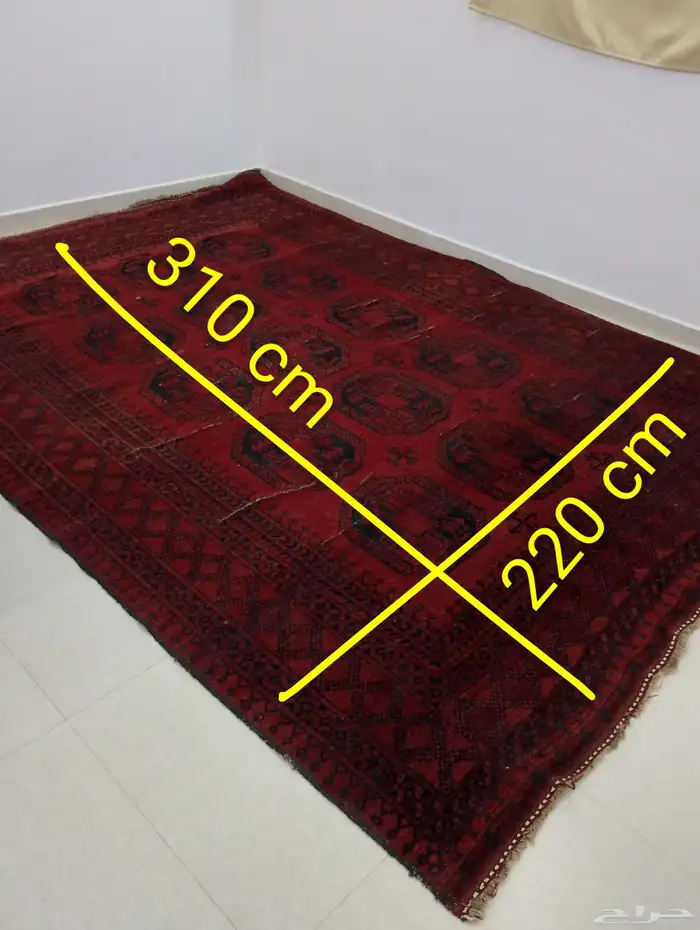 سجاد عجمي مفرشة زولية تراثي عمره 70 سنة 1